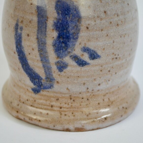 Pottery Stoneware Vase Amateur ? Unsigned 4.5" - Picture 3 of 8